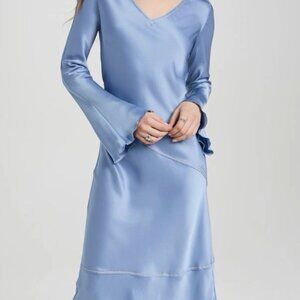 Acne Studios Baby Blue Silk/Satan Dress